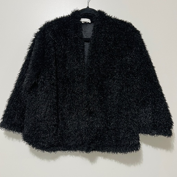 Mododoc Faux Fur Shag Sweater Jacket Cardigan - Picture 7 of 14